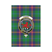 Load image into Gallery viewer, Young Modern Tartan Flag Clan Badge
