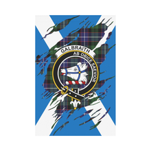 Load image into Gallery viewer, Galbraith Lives In Me Tartan Flag
