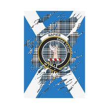 Load image into Gallery viewer, Napier Lives In Me Tartan Flag