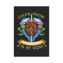 Load image into Gallery viewer, MacNaughten Clan Celtic Pride Garden Flag | Over 300 Clans | Special Custom Design