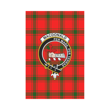 Load image into Gallery viewer, Macdonald Of Sleat Tartan Flag Clan Badge