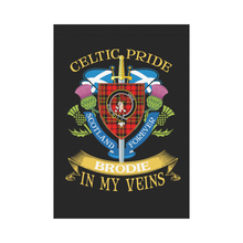 Load image into Gallery viewer, Brodie Clan Celtic Pride Garden Flag | Over 300 Clans | Special Custom Design