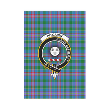 Load image into Gallery viewer, Pitcairn Hunting Tartan Flag Clan Badge,tartan garden flag,tartan,Scottish Tartan,Scottish Clans,Scots Tartan,Scotland Tartan,online shopping,Merry Christmas,garden flags,garden flag,Cyber Monday,Black Friday,tartan flag