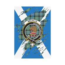 Load image into Gallery viewer, Melville Lives In Me Tartan Flag
