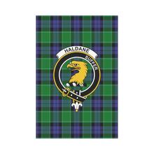 Load image into Gallery viewer, Haldane Tartan Flag Clan Badge