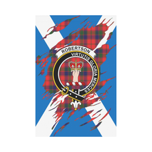 Load image into Gallery viewer, Robertson Lives In Me Tartan Flag