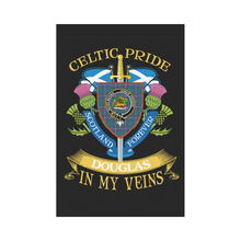 Load image into Gallery viewer, Douglas Clan Celtic Pride Garden Flag | Over 300 Clans | Special Custom Design