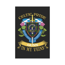 Load image into Gallery viewer, Gunn Clan Celtic Pride Garden Flag | Over 300 Clans | Special Custom Design