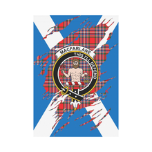 Load image into Gallery viewer, Macfarlane Lives In Me Tartan Flag