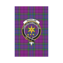 Load image into Gallery viewer, Wardlaw Tartan Flag Clan Badge
