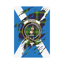 Load image into Gallery viewer, Watson Lives In Me Tartan Flag