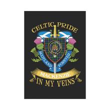 Load image into Gallery viewer, MacKenzie Clan Celtic Pride Garden Flag | Over 300 Clans | Special Custom Design