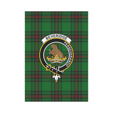 Load image into Gallery viewer, Beveridge Tartan Flag Clan Badge