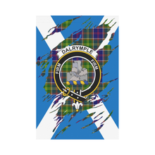 Load image into Gallery viewer, Dalrymple Lives In Me Tartan Flag - Dalrymple ,Tartan Flag,tartan,Scottish Tartan,Scottish Clans,Scots Tartan,Scotland Tartan,rr_track_tartan,rr_track_nltartan,rr_track_dnt,online shopping,Merry Christmas,garden flags,garden flag,Cyber Monday,Black Friday,Tartan Lives in me