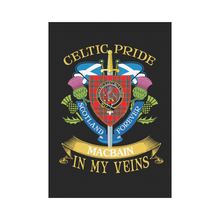 Load image into Gallery viewer, MacBain (MacBean) Clan Celtic Pride Garden Flag | Over 300 Clans | Special Custom Design