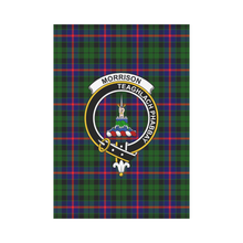 Load image into Gallery viewer, Morrison Modern Tartan Flag Clan Badge,tartan garden flag,tartan,Scottish Tartan,Scottish Clans,Scots Tartan,Scotland Tartan,online shopping,Merry Christmas,garden flags,garden flag,Cyber Monday,Black Friday,tartan flag