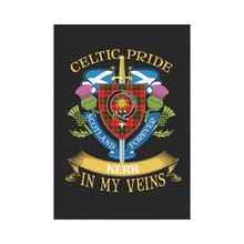 Load image into Gallery viewer, Kerr Clan Celtic Pride Garden Flag | Over 300 Clans | Special Custom Design