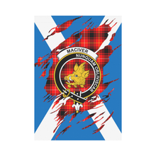 Load image into Gallery viewer, Maciver Lives In Me Tartan Flag