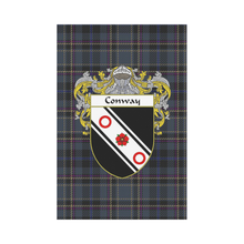 Load image into Gallery viewer, Conway Tartan Flag Clan Badge,tartan garden flag,tartan,Scottish Tartan,Scottish Clans,Scots Tartan,Scotland Tartan,online shopping,Merry Christmas,garden flags,garden flag,Cyber Monday,Black Friday,tartan flag
