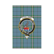 Load image into Gallery viewer, Clelland Modern Tartan Flag Clan Badge,tartan garden flag,tartan,Scottish Tartan,Scottish Clans,Scots Tartan,Scotland Tartan,online shopping,Merry Christmas,garden flags,garden flag,Cyber Monday,Black Friday,tartan flag
