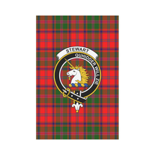 Load image into Gallery viewer, Stewart Of Appin Tartan Flag Clan Badge