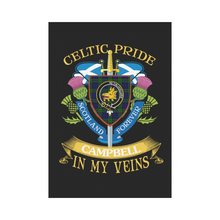 Load image into Gallery viewer, Campbell Clan Celtic Pride Garden Flag | Over 300 Clans | Special Custom Design
