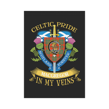 Load image into Gallery viewer, MacGregor Clan Celtic Pride Garden Flag | Over 300 Clans | Special Custom Design