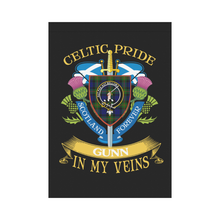 Load image into Gallery viewer, Gunn Clan Celtic Pride Garden Flag | Over 300 Clans | Special Custom Design