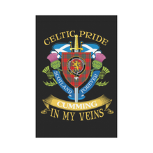 Load image into Gallery viewer, Cumming Clan Celtic Pride Garden Flag | Over 300 Clans | Special Custom Design