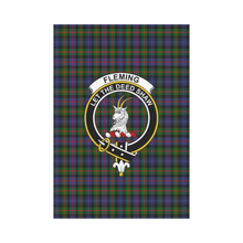 Load image into Gallery viewer, Fleming Tartan Flag Clan Badge