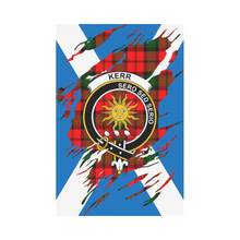 Load image into Gallery viewer, Kerr Lives In Me Tartan Flag