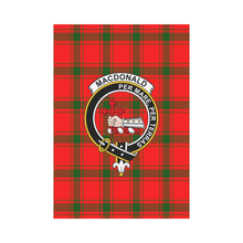 Load image into Gallery viewer, Macdonald Of Sleat Tartan Flag Clan Badge,tartan garden flag,tartan,Scottish Tartan,Scottish Clans,Scots Tartan,Scotland Tartan,online shopping,Merry Christmas,garden flags,garden flag,Cyber Monday,Black Friday,tartan flag
