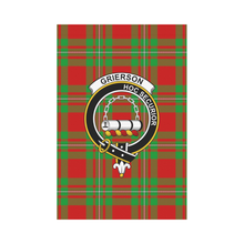 Load image into Gallery viewer, Grierson Tartan Flag Clan Badge