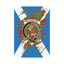 Load image into Gallery viewer, Macgregor Lives In Me Tartan Flag