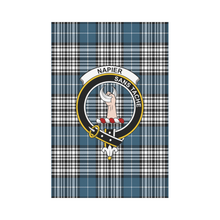 Load image into Gallery viewer, Napier Modern Tartan Flag Clan Badge