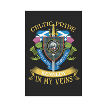 Load image into Gallery viewer, Kennedy Clan Celtic Pride Garden Flag | Over 300 Clans | Special Custom Design