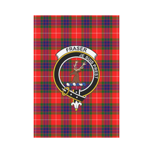 Load image into Gallery viewer, Fraser Of Lovat Tartan Flag Clan Badge
