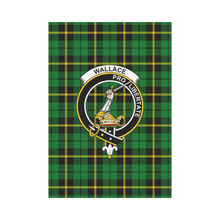 Load image into Gallery viewer, Wallace Hunting - Green Tartan Flag Clan Badge,tartan garden flag,tartan,Scottish Tartan,Scottish Clans,Scots Tartan,Scotland Tartan,online shopping,Merry Christmas,garden flags,garden flag,Cyber Monday,Black Friday,tartan flag