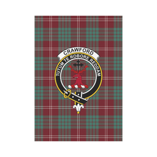 Load image into Gallery viewer, Crawford Modern Tartan Flag Clan Badge