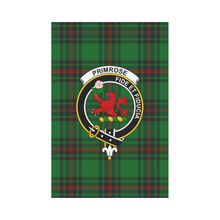 Load image into Gallery viewer, Primrose Tartan Flag Clan Badge