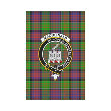 Load image into Gallery viewer, Macdonald Of Clan Ranald Tartan Flag Clan Badge,tartan garden flag,tartan,Scottish Tartan,Scottish Clans,Scots Tartan,Scotland Tartan,online shopping,Merry Christmas,garden flags,garden flag,Cyber Monday,Black Friday,tartan flag