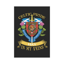 Load image into Gallery viewer, Hay Clan Celtic Pride Garden Flag | Over 300 Clans | Special Custom Design