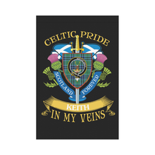 Load image into Gallery viewer, Keith Clan Celtic Pride Garden Flag | Over 300 Clans | Special Custom Design