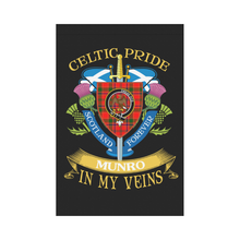 Load image into Gallery viewer, Munro Clan Celtic Pride Garden Flag | Over 300 Clans | Special Custom Design