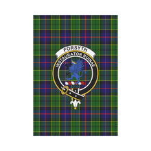 Load image into Gallery viewer, Forsyth Modern Tartan Flag Clan Badge