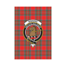 Load image into Gallery viewer, Binning Tartan Flag Clan Badge