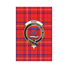 Load image into Gallery viewer, Rose Tartan Flag Clan Badge