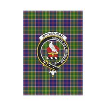 Load image into Gallery viewer, Whitefoord Modern Tartan Flag Clan Badge,tartan garden flag,tartan,Scottish Tartan,Scottish Clans,Scots Tartan,Scotland Tartan,online shopping,Merry Christmas,garden flags,garden flag,Cyber Monday,Black Friday,tartan flag