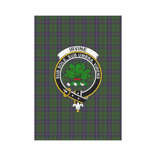 Load image into Gallery viewer, Irvine Of Bonshaw Tartan Flag Clan Badge,tartan garden flag,tartan,Scottish Tartan,Scottish Clans,Scots Tartan,Scotland Tartan,online shopping,Merry Christmas,garden flags,garden flag,Cyber Monday,Black Friday,tartan flag