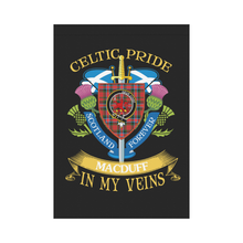 Load image into Gallery viewer, MacDuff Clan Celtic Pride Garden Flag | Over 300 Clans | Special Custom Design